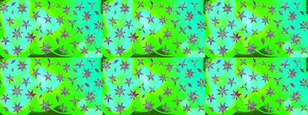 Raster illüstrasyonu. Kumaş, duvar kağıdı ve kağıt üzerine baskı yapmak için gelişen arka plan. Eski usul küçük çiçekli şirin bir eskiz deseni. Moda arka planında parlak buketler.