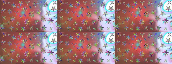 Çiçek deseni. Düz Çiçek Elementleri Tasarımı. Renkli Bahar Teması eskiz kalıbı. Raster çizimi. Güzel kumaş deseni..