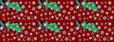 Çiçek deseni. Raster güzel kumaş deseni çiziyor. Renkli Bahar Teması eskiz kalıbı. Düz Çiçek Elementleri Tasarımı.