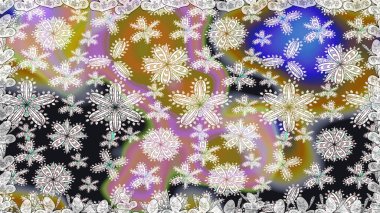 Fantezi kumaş deseni. Çiçekler, suluboya ile sorunsuz çiçek desenli. Raster desen.