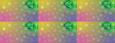 Çiçeksel nötr çizim kalıbı. Raster çiçek izi. Klasik taslak çizimi. Raster Yumuşak kumaş deseni.