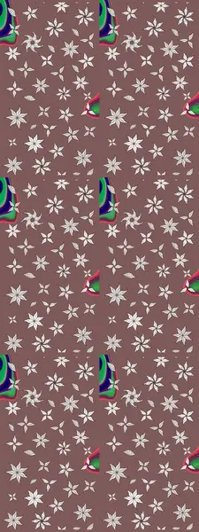 Nazik, narin çiçek arkaplanı. Kahverengi renkli çiçekler. Raster çiçek desenli ve çiçekli..