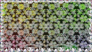 Süslü, dikişsiz, soyut çiçeklerle süslenmiş. Çiçek deseni duvar kağıdı, desen dolguları ve web sayfası arka planı için kullanılabilir. Şekillendirilmiş çiçeklerle kusursuz desen.