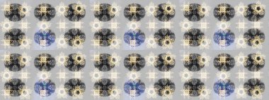 Raster resim. Kar taneleri arka plan. Arka plan üzerinde izole soyut kar taneleri ile düz tasarım. Kar tanesi süs desen. Snowflakes desen.