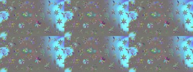 Botanik çizim kalıbı. Suluboya etkisi. Raster deseni. Organik elementler.