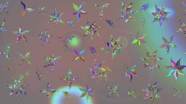 Raster - stok. Gri çiçekli eskiz deseni, suluboya çiçek deseni, sevimli çiçek, duvar kağıdı, kart veya kumaş için fayanslı.