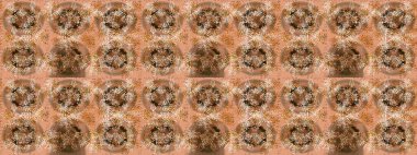 Renkli elementlerle Raster ilginç desen