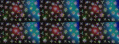 Renkli Yaz Temalı eskiz kalıbı. Gri renkli çiçekler. Düz Çiçek Elementleri Tasarımı. Çiçekli retro deseni çiz.