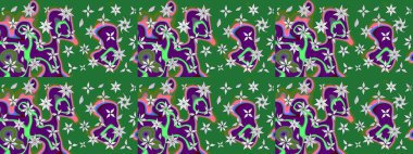 Raster güzel bir çiçek deseni çizmiş. Bahar mevsimi. Tatil havası. Nazik romantik baskı.