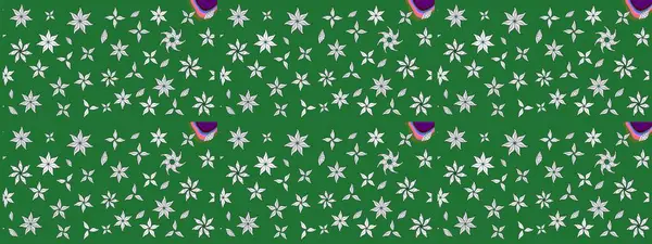 Eskiz klasiği. Raster Şirin kumaş deseni. Renkli Bahar Teması eskiz kalıbı. Düz Çiçek Elementleri Tasarımı.