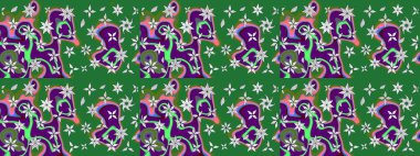 Raster güzel bir çiçek deseni çizmiş. Bahar mevsimi. Tatil havası. Nazik romantik baskı.