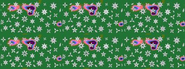 Klasik çiçek desenli. Paketleme, tekstil, duvar kâğıdı için çiçek eskizi. Yumuşak fayans. Raster 'ın taze dokusu. Yumuşak pamuk tasarımı.