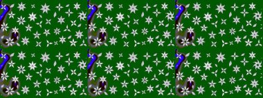 Eskiz arkaplan modeli. Vadinin yeşil renkli çiçekleri. Suluboya, elle çizilmiş. Raster - stok.