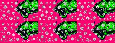 Elle boyanmış suluboya resim çizimleri, çiçekler ve bitkiler. Mor renkte çiçekler.