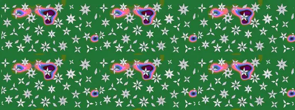 Klasik çiçek desenli. Paketleme, tekstil, duvar kâğıdı için çiçek eskizi. Yumuşak fayans. Raster 'ın taze dokusu. Yumuşak pamuk tasarımı.