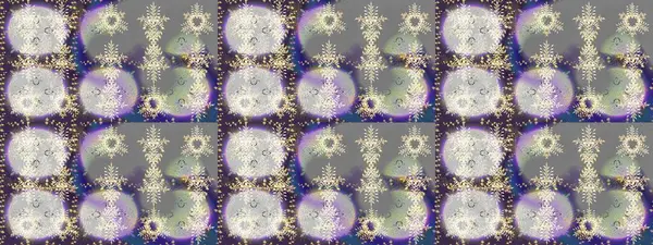 Çizim çiçek deseni duvar kâğıdı olarak kullanılabilir. Gri, nötr ve mor renkli çiçekler. Raster illüstrasyonu.