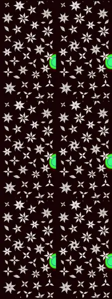 Siyah arka planda. Tekstil, kumaş, ambalaj, hatıra defteri için hoş bir çiçek arkaplanı. Çocuksu tasarım. Elle çizilmiş karalama çiçekleri ile Raster çizim deseni.