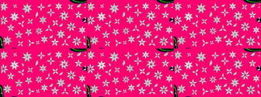 Küçük morumsu çiçeklerde oldukça eski bir bez torbası deseni. Tekstil, kumaş, kapaklar, duvar kağıtları, baskı, paket, koleksiyon defteri, örgü, dekupaj için çiçek arkaplanı..