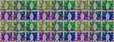 Raster deseni. Organik elementler. Suluboya etkisi. Botanik kusursuz desen.