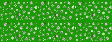 Eskiz arkaplan modeli. Yeşil yapraklı yabani çiçekler. Suluboya, elle çizilmiş. Raster illüstrasyonu.