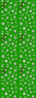 Parlak renkli fantezi çiçekleri, yapraklar, yeşil renkli tomurcuklar. Suluboya el çizimi elementli çiçek çizimi deseni.