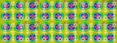 Raster Noel soyut renkli arka plan ve düşen kar tanesi. Noel süslemeleri ve Noel süslemeleri.