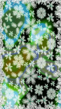 Raster güzel kumaş deseni. Soyut zerafet çiçek arka plan ile seamless modeli.