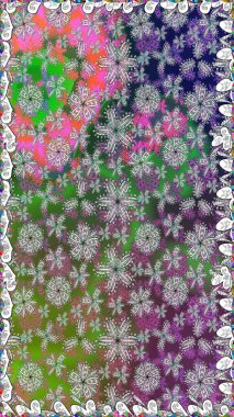 Tekstil ya da kitap kapakları, imalat, duvar kağıtları, baskı, hediye paketi ve yapıştırma kitabı için çiçeksiz arka plan. Küçük çaplı çiçeklerdeki basit şirin desenler. Raster illüstrasyonu.