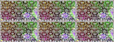 Modern stil dokusu. Çiçek desenli raster, gri çizgi grafik deseni soyut raster arkaplan.