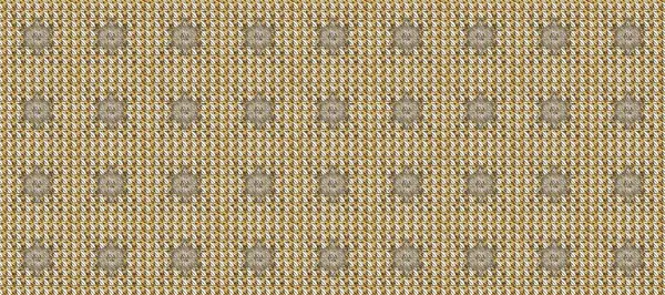 Raster illüstrasyonu. Altın elementlerle bej, kahverengi ve beyaz renklerde kusursuz desen. Klasik klasik klasik arka plan. Kusursuz klasik raster altın desenli. Geleneksel oryantasyon süsü.