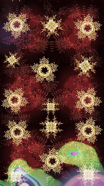 Kış kahverengisi, siyah ve kırmızı noel kar düz kristal element. Kar tanesi raster arka planı. Xmas Frost kar taneleri izole edilmiş siluet sembolü. Meteoroloji buz koleksiyonu. Raster illüstrasyonu