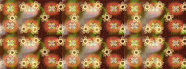 Eskiz Vintage Çiçek Deseni. Raster Kalça dokusu deseni.