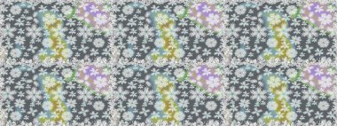 Çiçekli tebrik kartı. Çiçek arkaplan. Doğum günü kartı ya da düğün davetiyesi. Suluboya çiçek buketi. Raster illüstrasyonu. Gri renklerde.