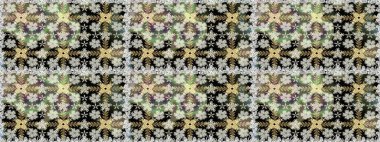 Kusursuz. Küçük çiçekteki sevimli çiçek deseni. Raster illüstrasyonu.