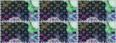 Çiçekli karalama şeklinde Raster çiçek deseni. Mavi renkli çiçekler. Yumuşak, yaz çiçekli arka plan.