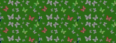 Raster illüstrasyonu. Soyut renkli arkaplan. Yetişkin ve büyük çocuklar için boyama kitabı. Robot resim. Dekoratif stil. Renkli Sayfa Dekoratif Kelebek.