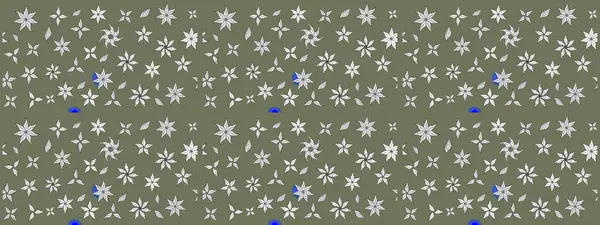 Çiçekli çizim şekli. Yeşil renkli çiçekler. Renkli Bahar Teması eskiz kalıbı. Düz Çiçek Elementleri Tasarımı.