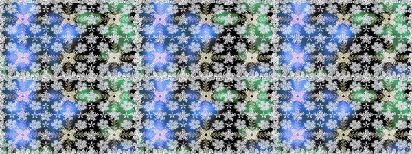 Raster illüstrasyonu. Çiçekli karalama şeklinde Raster çiçek deseni. Nazikçe, yaz çiçekleri mavi renklerde.