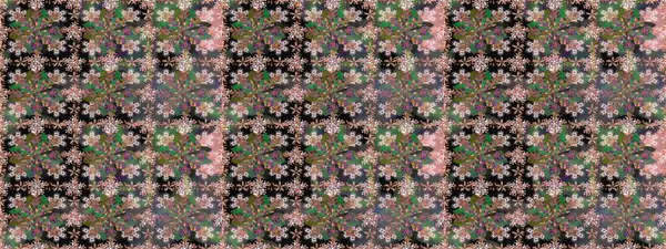 Karalama çiçeği. Güzel kumaş deseni. Düz Çiçek Elementleri Tasarımı. Zentangle soyut çiçekleri. Renkli Bahar Temalı Kusursuz Arkaplan. Raster illüstrasyonu.