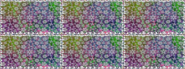 Düz Çiçek Elementleri Tasarımı. Asya tekstil tarzında. Gri renkli çiçekler. Renkli Bahar Temalı Kusursuz Arkaplan. Kusursuz çiçek deseni. Raster illüstrasyonu.