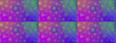 Vadinin çiçekleri mor renklerde. Suluboya, elle çizilmiş. Raster - stok. Taslak arkaplan deseni.