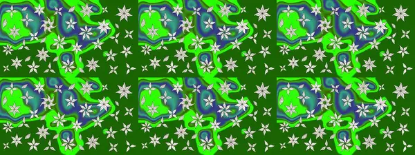 Bahar çiçekleriyle güzel bir çiçek deseni çizmişsin. Güzel kumaş deseni. Raster illüstrasyonu.