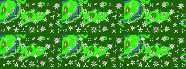 Yeşil renkte manzaralı çiçek deseni. Çiçek kompozisyonu, el boyası, hassas şablon. Üst manzara, yumuşak stil. Sevgililer günü ve tebrik kartı konsepti için şık bir davet.