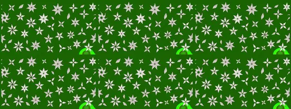 Elle boyanmış suluboya resim çizimleri, çiçekler ve bitkiler. Yeşil renkte çiçekler.