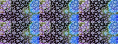 Mavi renklerde. Raster illüstrasyonu. Anti-stres için Raster soyut şablon sayfası.