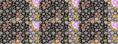 Kızılderili desenli desenli desenli şal deseni. Etnik Mandala süsü. Raster Henna dövme stili. Tekstil, tebrik kartı, boyama kitabı, telefon kılıfı baskısı için kullanılabilir.