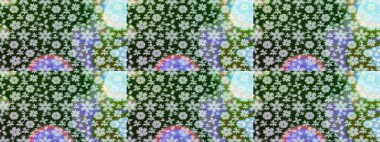 Tarafsız renklerde çiçekler. Elle boyanmış suluboya resim çizimi çiçekler ve bitkiler.