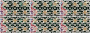 Tarafsız el çizimi desen. Sanat, inspineutral stil çiçekler ve arka plan bırakır. Raster deseni. Karalama çiçekleri kusursuz desen.