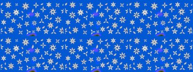 Süslü kumaş deseni. Çiçekli çiçek deseni, suluboya. Raster deseni.