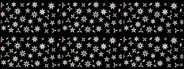 Raster güzel bir çiçek deseni çizmiş. Bahar mevsimi. Tatil havası. Nazik romantik baskı. Siyah renkte çiçekler.